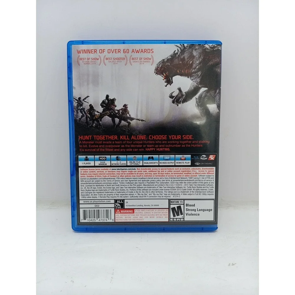 Evolve - Sony PlayStation 4